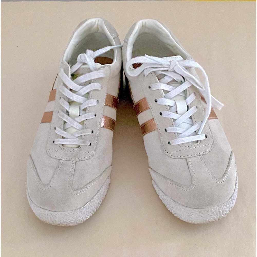 Gola white suede sneakers